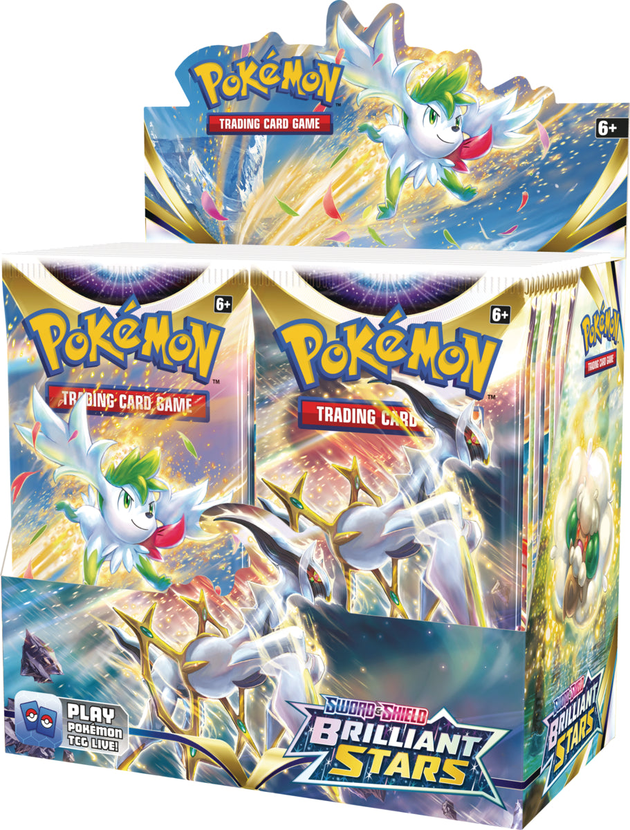 Pokémon TCG: Sword & Shield-Brilliant Stars Booster Box | Galactic Gamez