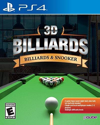 3D Billiards & Snooker - Playstation 4 | Galactic Gamez