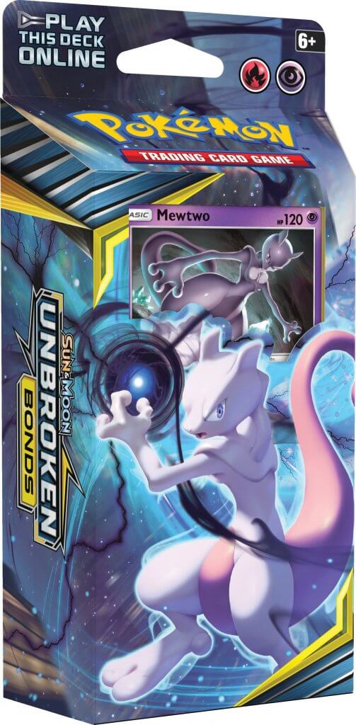 POKÉMON TCG Sun & Moon Unbroken Bonds Theme Deck Mewtwo | Galactic Gamez