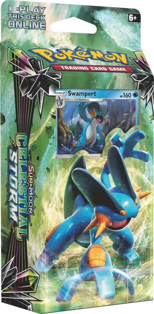 POKÉMON TCG Sun & Moon Celestial Storm Theme Deck Swampert | Galactic Gamez