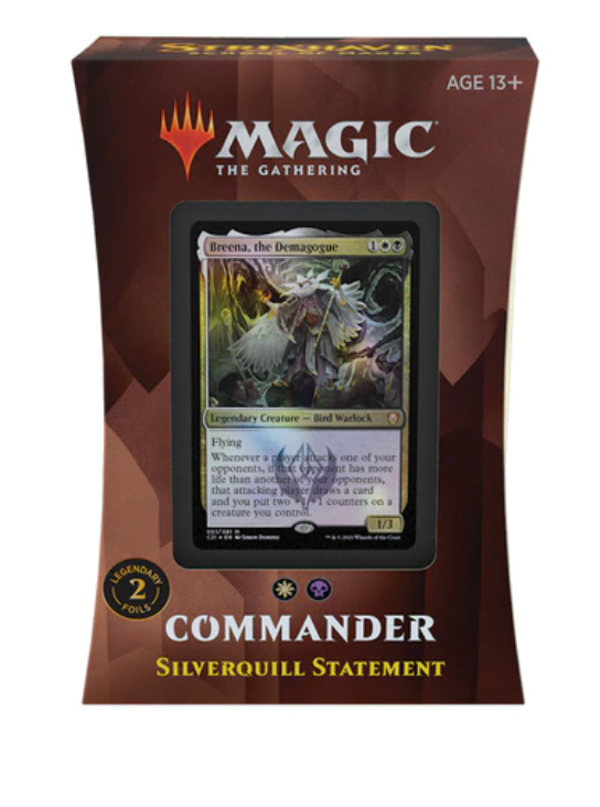 Strixhaven: School of Mages Commander Decks [Silverquill Statement] | Galactic Gamez