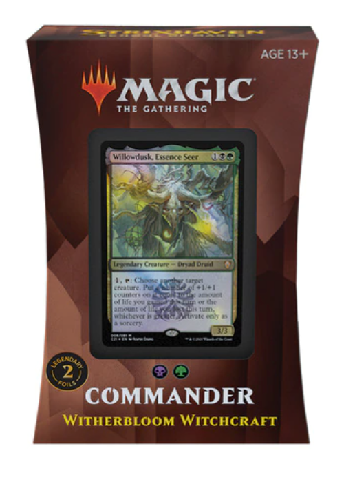 Strixhaven: School of Mages Commander Decks [Witherbloom Witchcraft] | Galactic Gamez