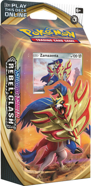Pokémon TCG: Sword & Shield - Rebel Clash Theme Deck - Zamazenta | Galactic Gamez