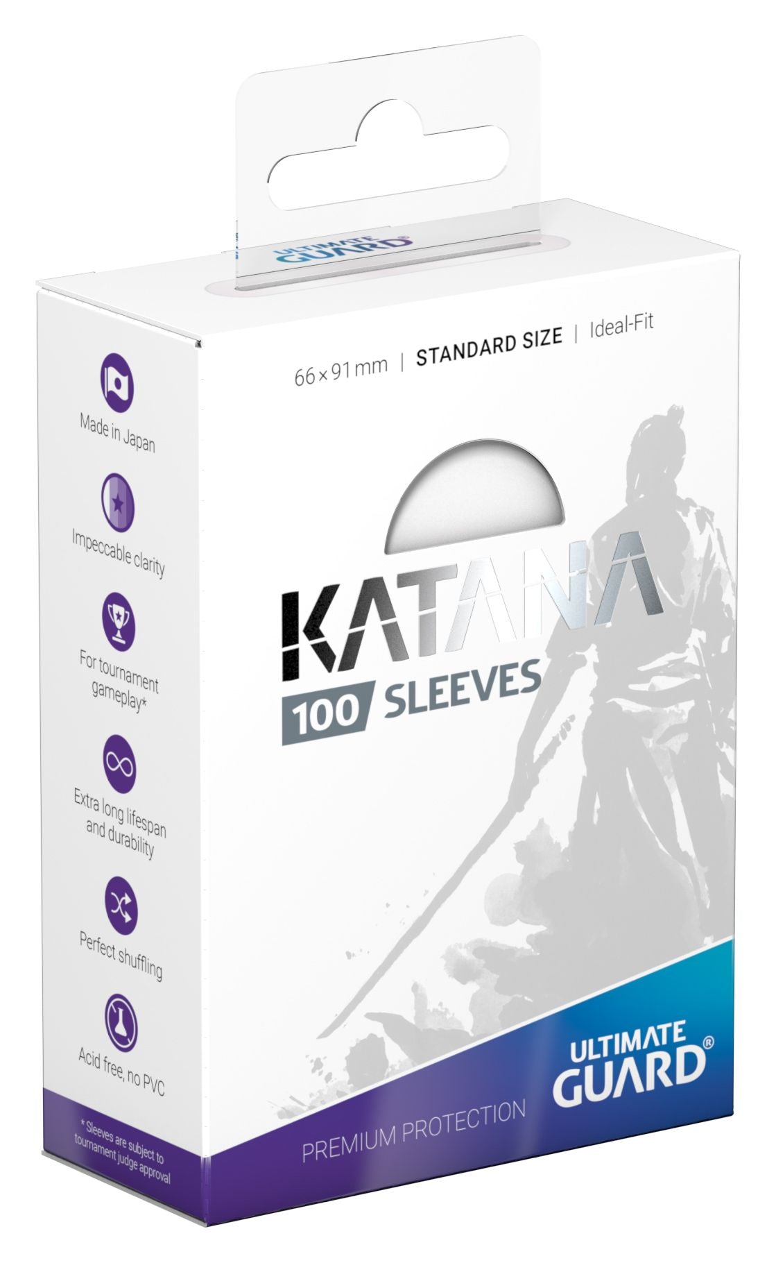 Katana Standard Sleeves - Transparent | Galactic Gamez