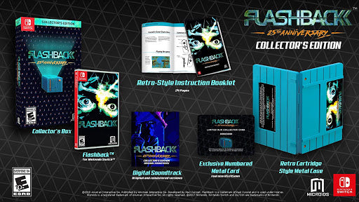 Flashback 25th Anniversary [Collector's Edition] - Nintendo Switch | Galactic Gamez