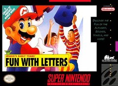 Mario's Early Years Fun with Letters - Super Nintendo | Galactic Gamez