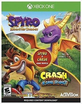 Spyro Reignited Trilogy & Crash Bandicoot N Sane Trilogy - Xbox One | Galactic Gamez