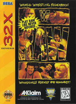 WWF Raw - Sega 32X | Galactic Gamez