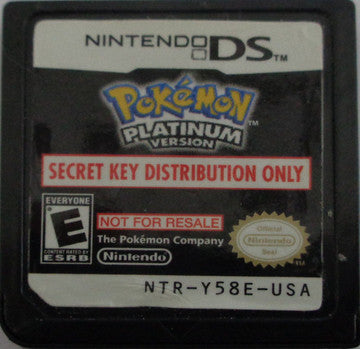 Pokemon [Not for Resale Secret Key] - Nintendo DS | Galactic Gamez