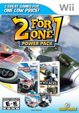 2 for 1 Power Pack WWII Aces & Indianapolis 500 Legends - Wii | Galactic Gamez