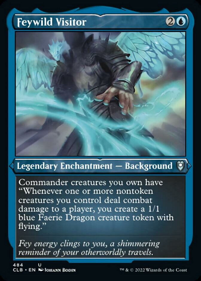 Feywild Visitor (Foil Etched) [Commander Legends: Battle for Baldur's Gate] | Galactic Gamez