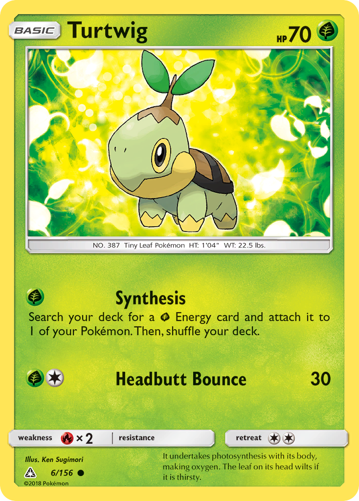 Turtwig (6/156) [Sun & Moon: Ultra Prism] | Galactic Gamez