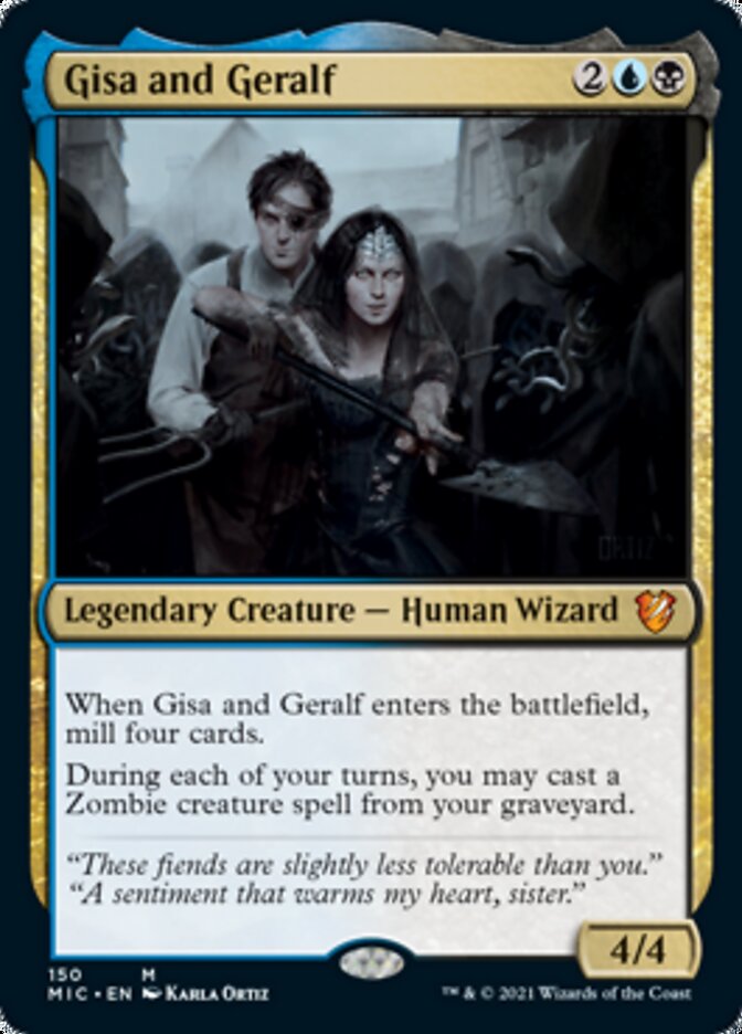 Gisa and Geralf [Innistrad: Midnight Hunt Commander] | Galactic Gamez