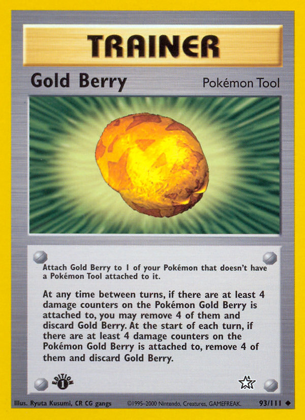 Gold Berry (93/111) [Neo Genesis 1st Edition] | Galactic Gamez