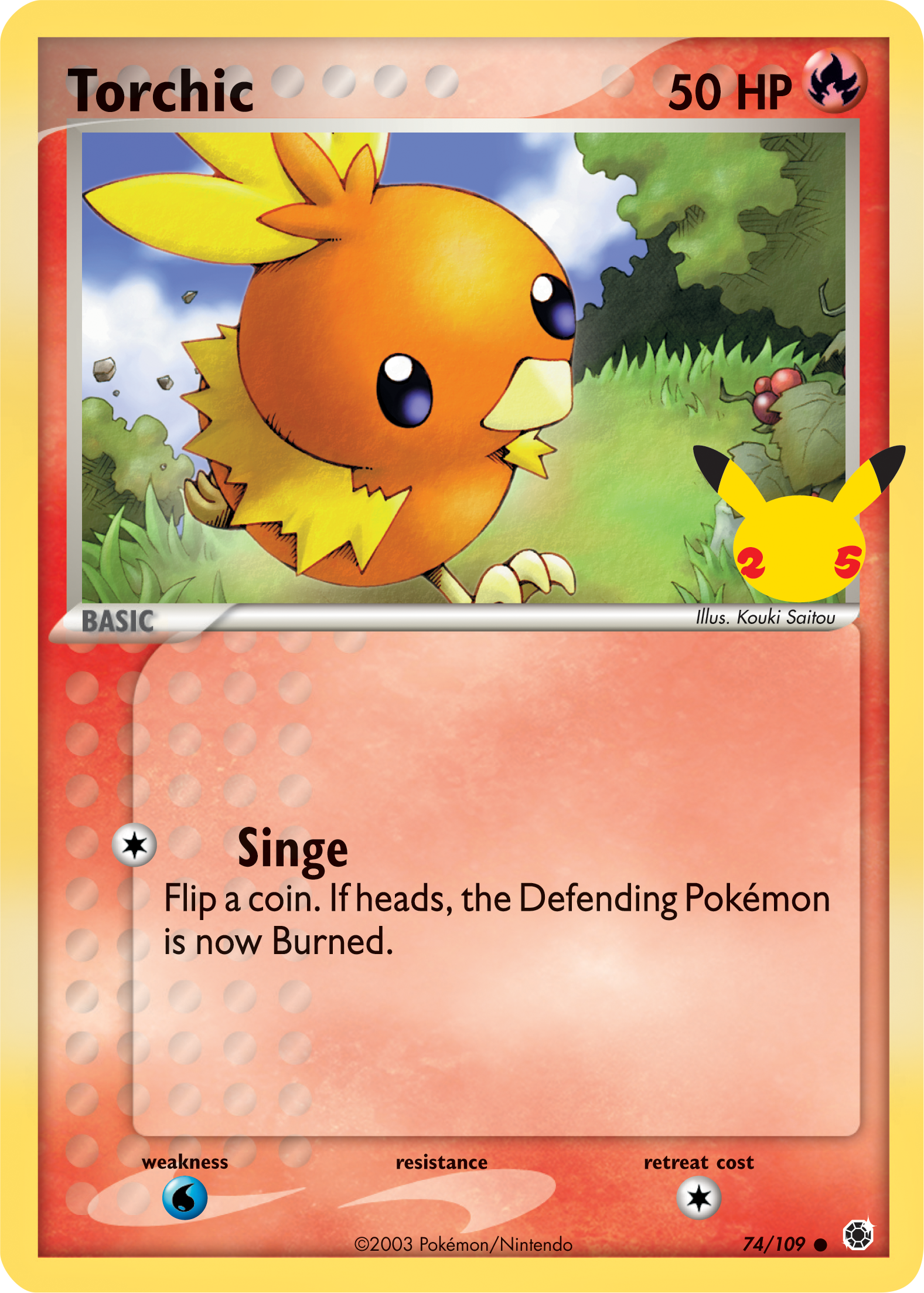 Torchic (74/109) [First Partner Pack] | Galactic Gamez