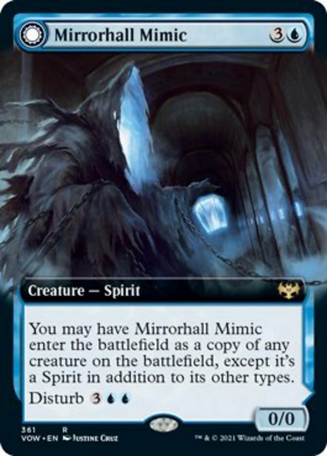 Mirrorhall Mimic // Ghastly Mimicry (Extended) [Innistrad: Crimson Vow] | Galactic Gamez