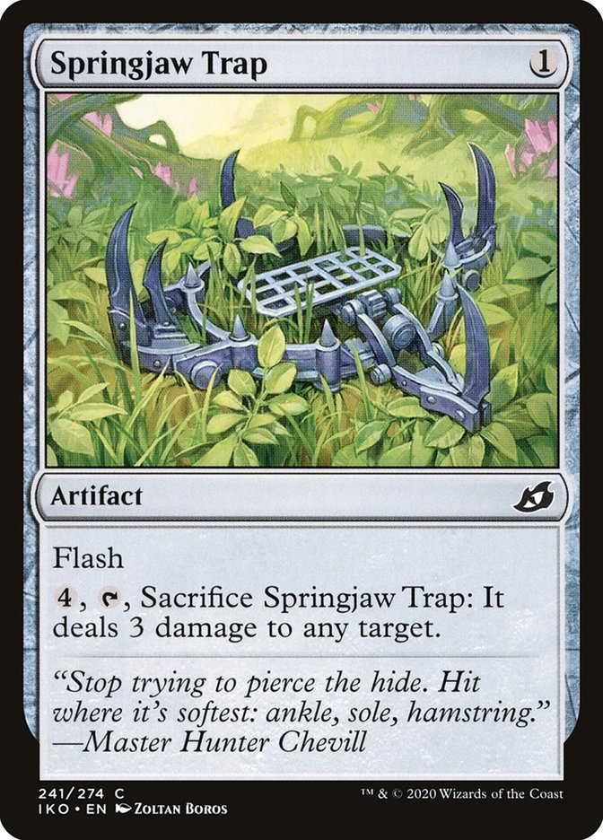 Springjaw Trap [Ikoria: Lair of Behemoths] | Galactic Gamez