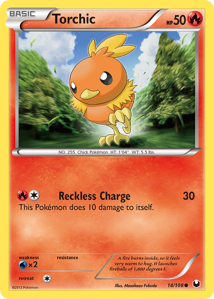 Torchic (14/108) [Black & White: Dark Explorers] | Galactic Gamez