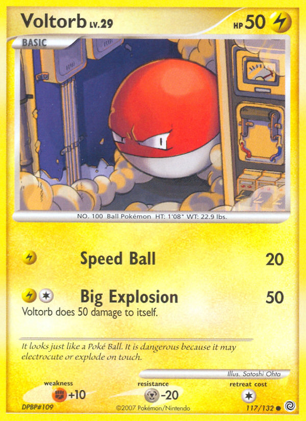 Voltorb (117/132) [Diamond & Pearl: Secret Wonders] | Galactic Gamez