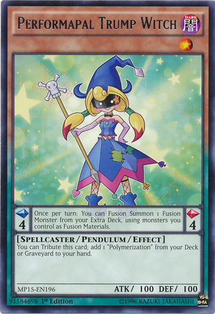 Performapal Trump Witch [MP15-EN196] Rare | Galactic Gamez