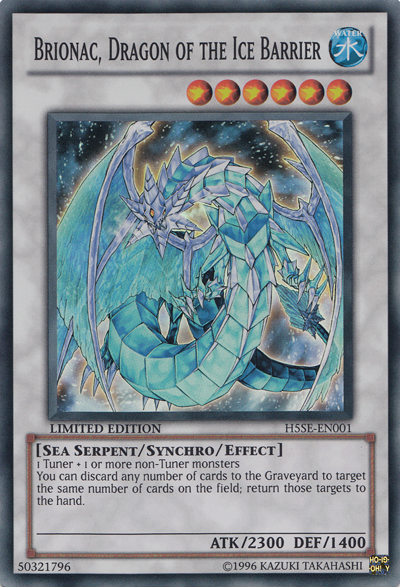 Brionac, Dragon of the Ice Barrier [H5SE-EN001] Super Rare | Galactic Gamez