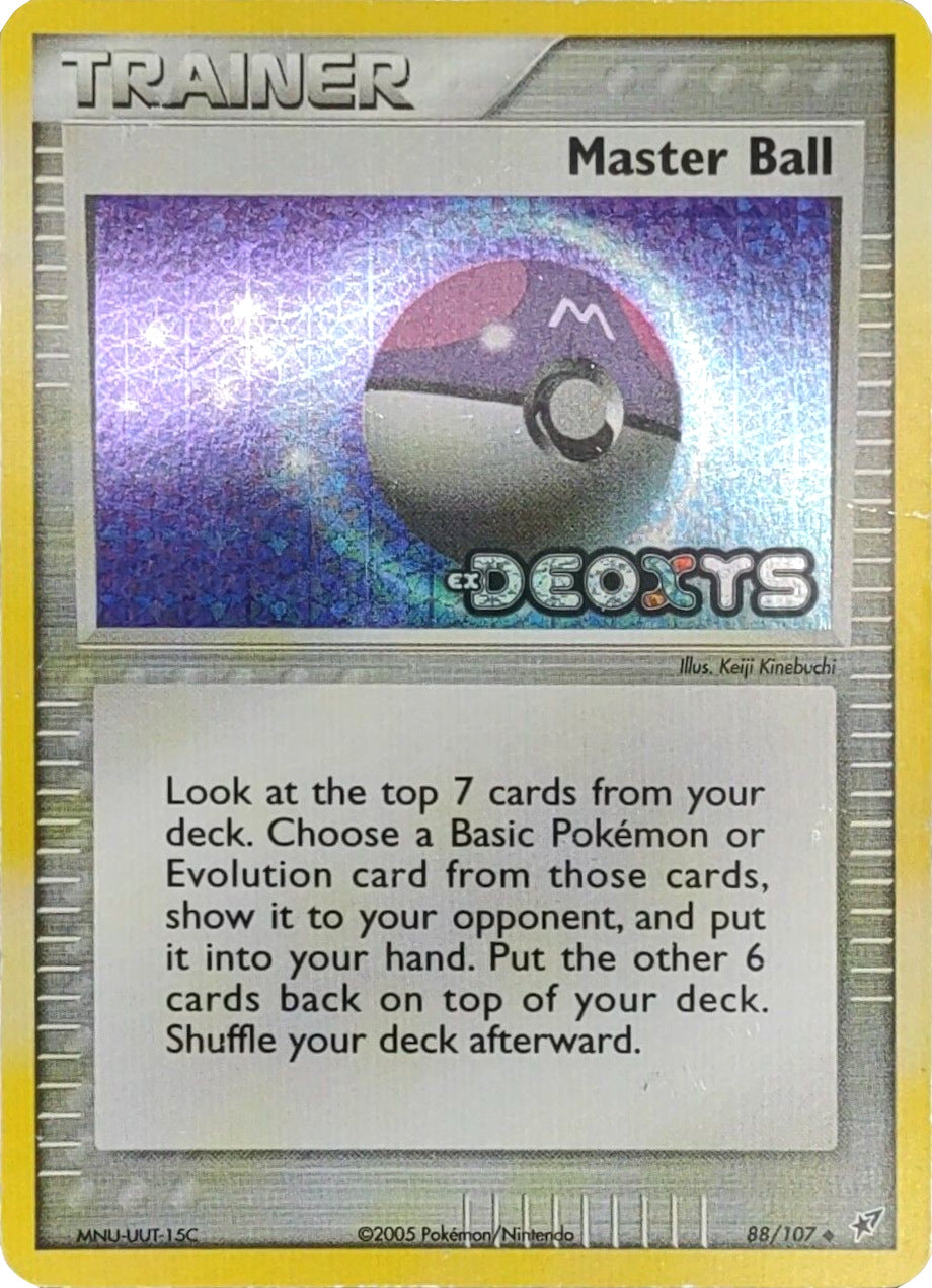 Master Ball (88/107) (Stamped) [EX: Deoxys] | Galactic Gamez