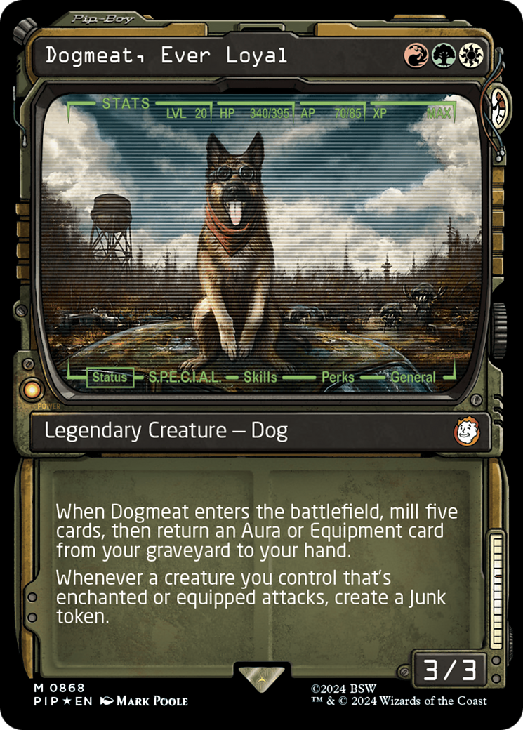 Dogmeat, Ever Loyal (Showcase) (Surge Foil) [Fallout] | Galactic Gamez
