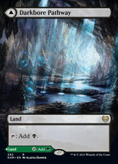 Darkbore Pathway // Slitherbore Pathway (Borderless Alternate Art) [Kaldheim] | Galactic Gamez