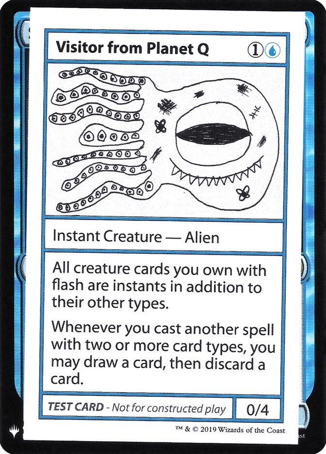 Visitor from Planet Q [Mystery Booster Playtest Cards] | Galactic Gamez