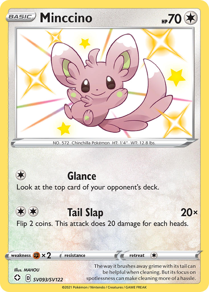 Minccino (SV093/SV122) [Sword & Shield: Shining Fates] | Galactic Gamez