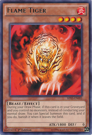 Flame Tiger [BP03-EN095] Rare | Galactic Gamez