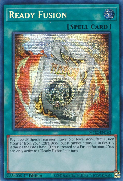 Ready Fusion [MP22-EN163] Prismatic Secret Rare | Galactic Gamez