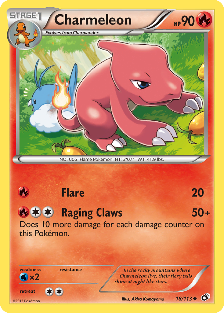 Charmeleon (18/113) [Black & White: Legendary Treasures] | Galactic Gamez