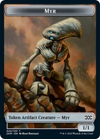 Myr (024) // Shapeshifter Double-sided Token [Double Masters Tokens] | Galactic Gamez