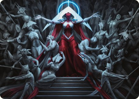 Elesh Norn, Mother of Machines Art Card [Phyrexia: All Will Be One Art Series] | Galactic Gamez