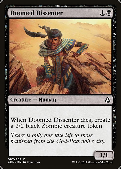 Doomed Dissenter [Amonkhet] | Galactic Gamez