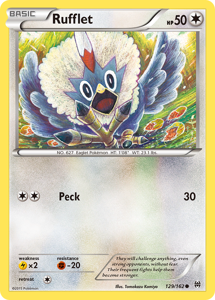 Rufflet (129/162) [XY: BREAKthrough] | Galactic Gamez