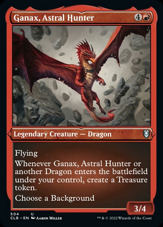Ganax, Astral Hunter (Foil Etched) [Commander Legends: Battle for Baldur's Gate] | Galactic Gamez