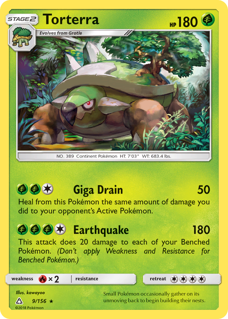 Torterra (9/156) [Sun & Moon: Ultra Prism] | Galactic Gamez