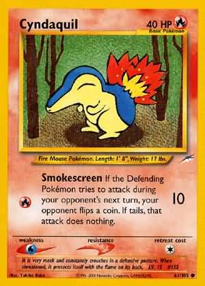 Cyndaquil (61/105) [Neo Destiny Unlimited] | Galactic Gamez