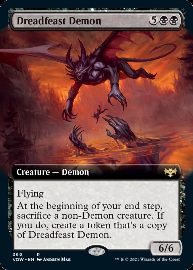 Dreadfeast Demon (Extended) [Innistrad: Crimson Vow] | Galactic Gamez