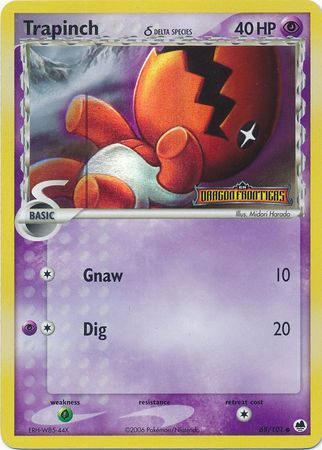 Trapinch (68/101) (Delta Species) (Stamped) [EX: Dragon Frontiers] | Galactic Gamez