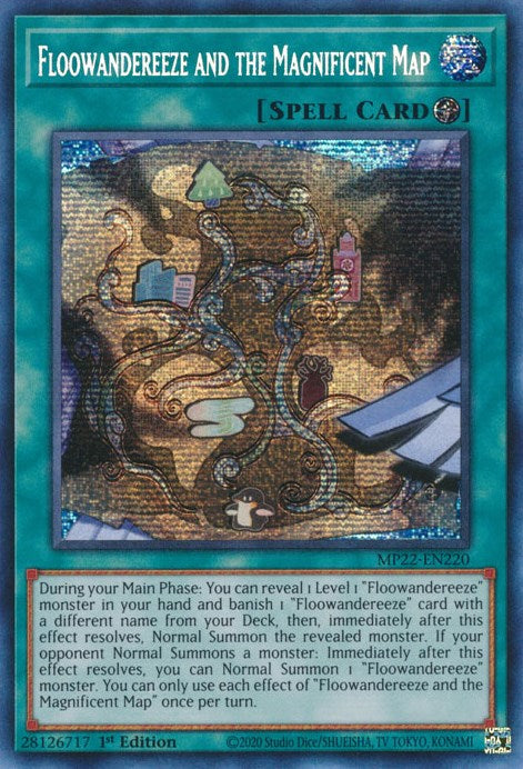 Floowandereeze and the Magnificent Map [MP22-EN220] Prismatic Secret Rare | Galactic Gamez