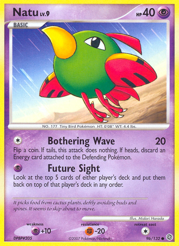 Natu (96/132) [Diamond & Pearl: Secret Wonders] | Galactic Gamez