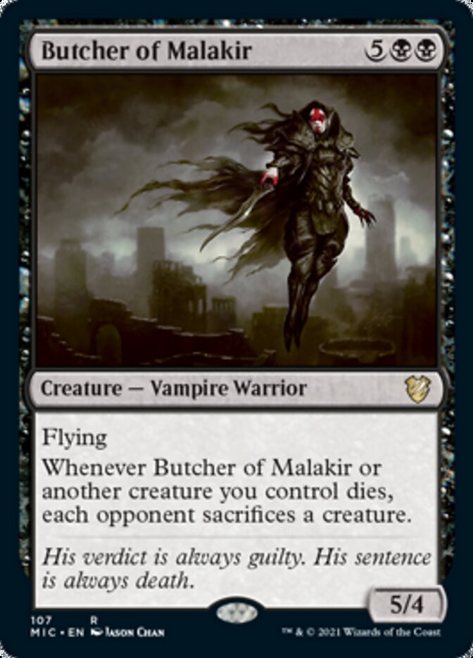 Butcher of Malakir [Innistrad: Midnight Hunt Commander] | Galactic Gamez