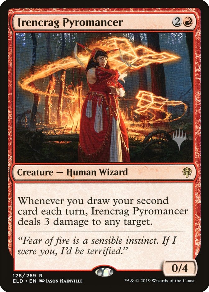 Irencrag Pyromancer (Promo Pack) [Throne of Eldraine Promos] | Galactic Gamez