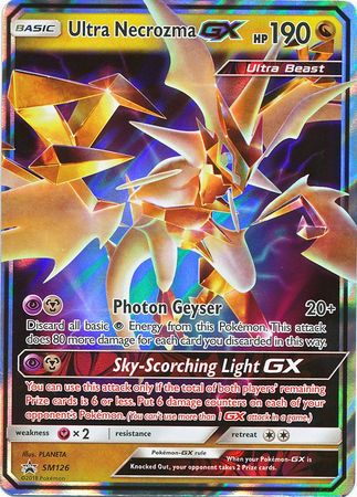 Ultra Necrozma GX (SM126) (Jumbo Card) [Sun & Moon: Black Star Promos] | Galactic Gamez