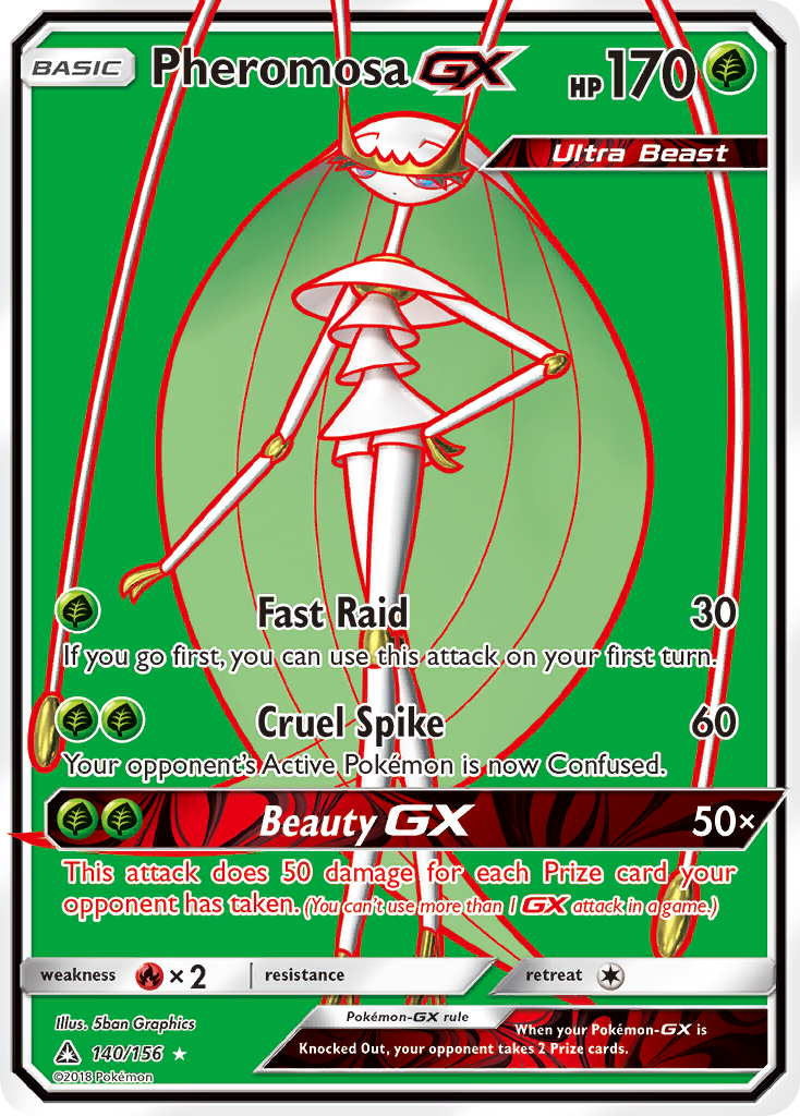 Pheromosa GX (140/156) [Sun & Moon: Ultra Prism] | Galactic Gamez