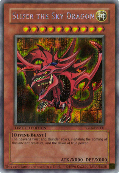 Slifer the Sky Dragon [YMA-EN001] Secret Rare | Galactic Gamez