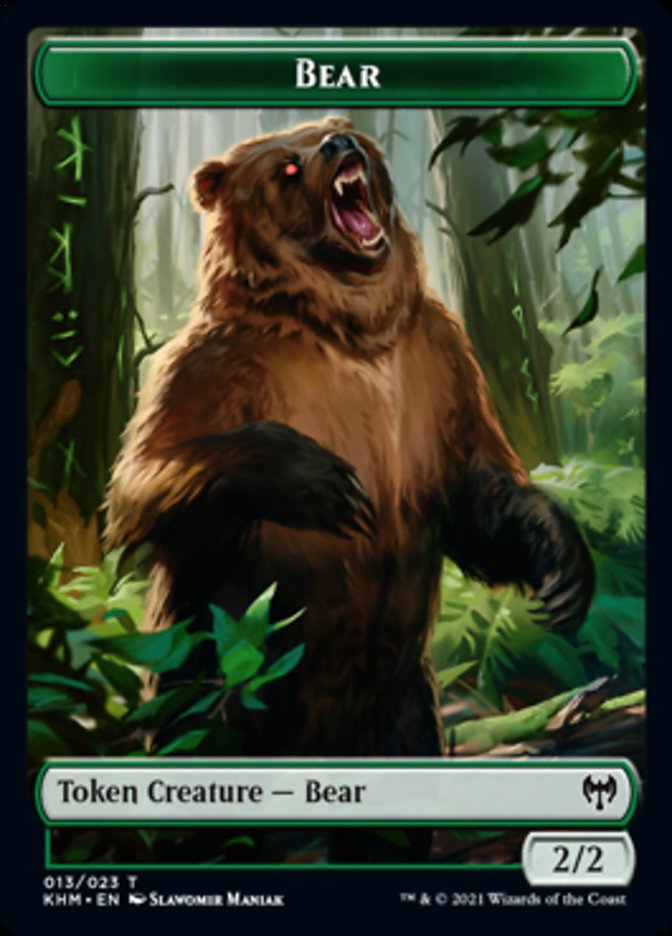 Bear Token [Kaldheim] | Galactic Gamez